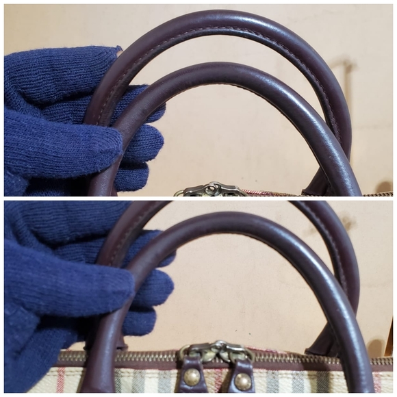  BURBERRY Nova Check Alma Top Handle Bag - Picture 8 of 11